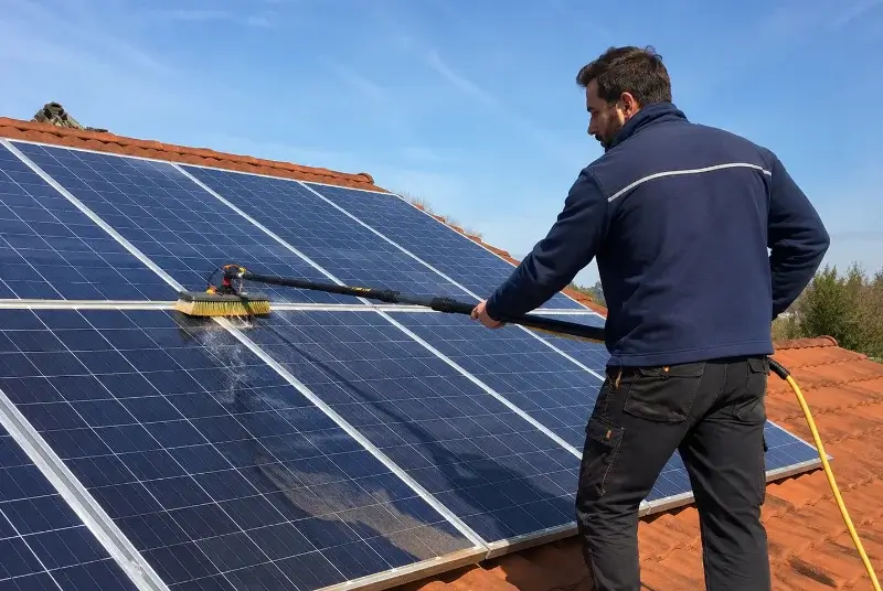 Nettoyage et entretien de panneaux solaires à Petite-Forêt